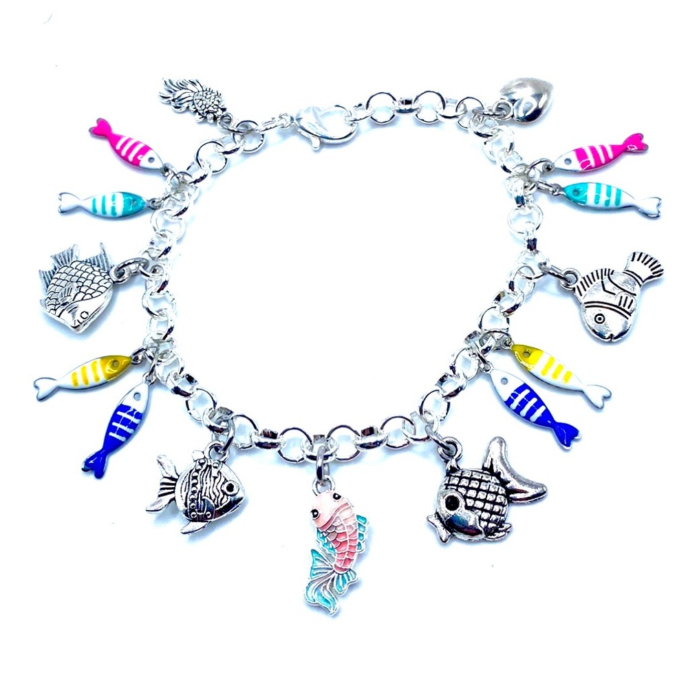 Fish Charm Bracelet